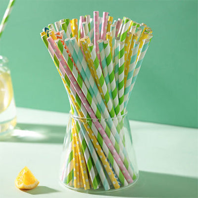 COMPOSABLE PAPER Bubble Tea Straws: (1000 Straws/Case)