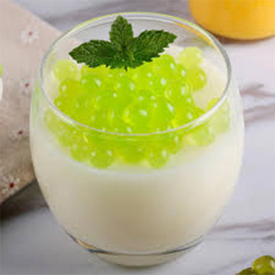 GREEN APPLE POPPING BOBA : 3.5 Kg bottle