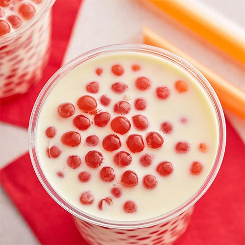 RASPBERRY POPPING BOBA : 3.5 Kg bottle