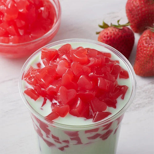 HEARTS STRAWBERRY JELLY : 4 Kg bottle